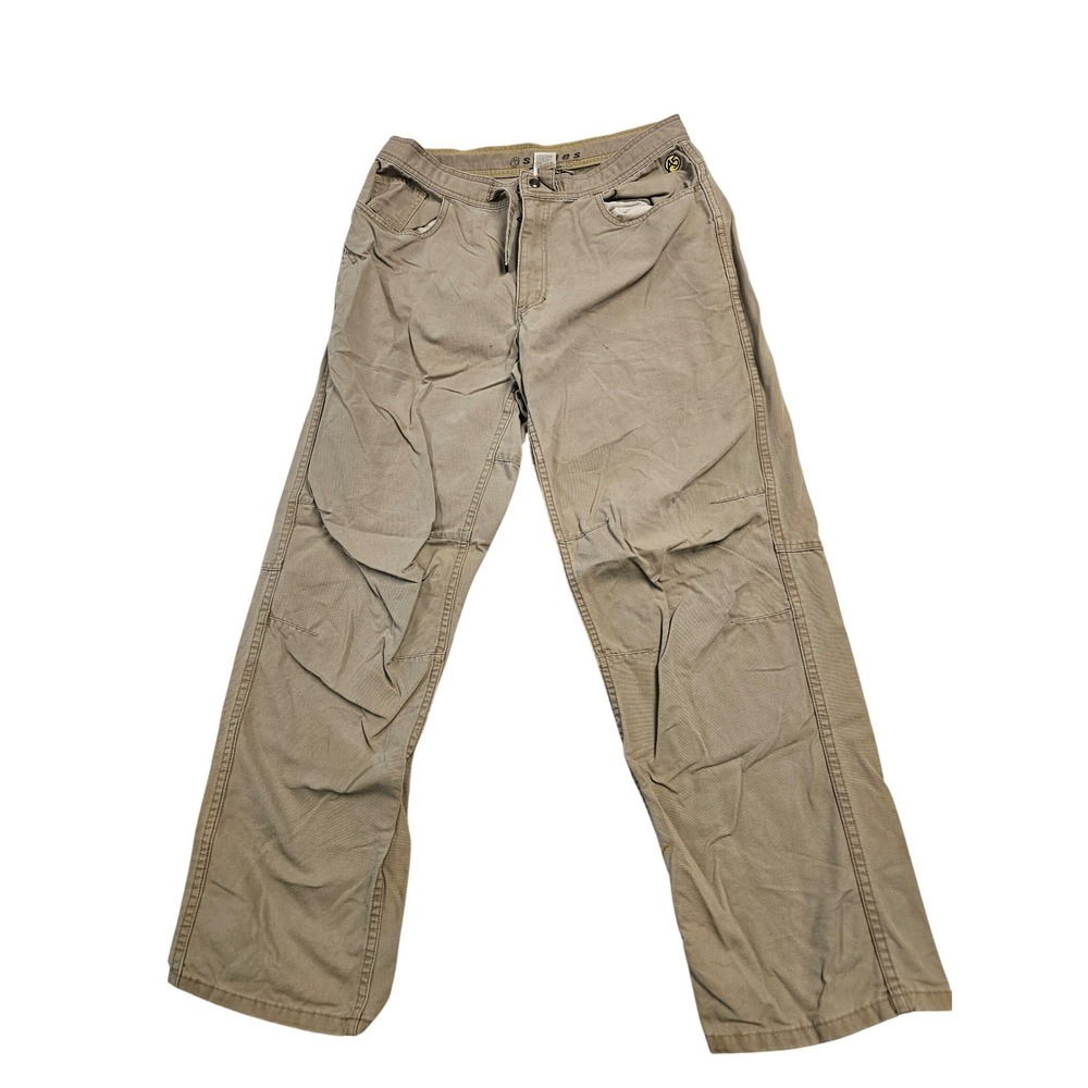 The North Face A5 Series Mens 34 Tan Cotton Canvas Climbing Hiking Pants Relaxed